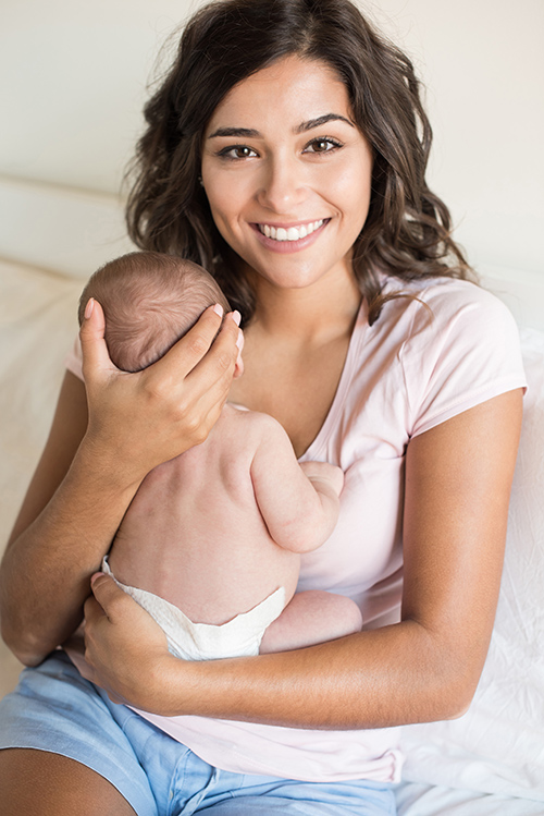 Mother Holding Newborn Mother holding Newborn