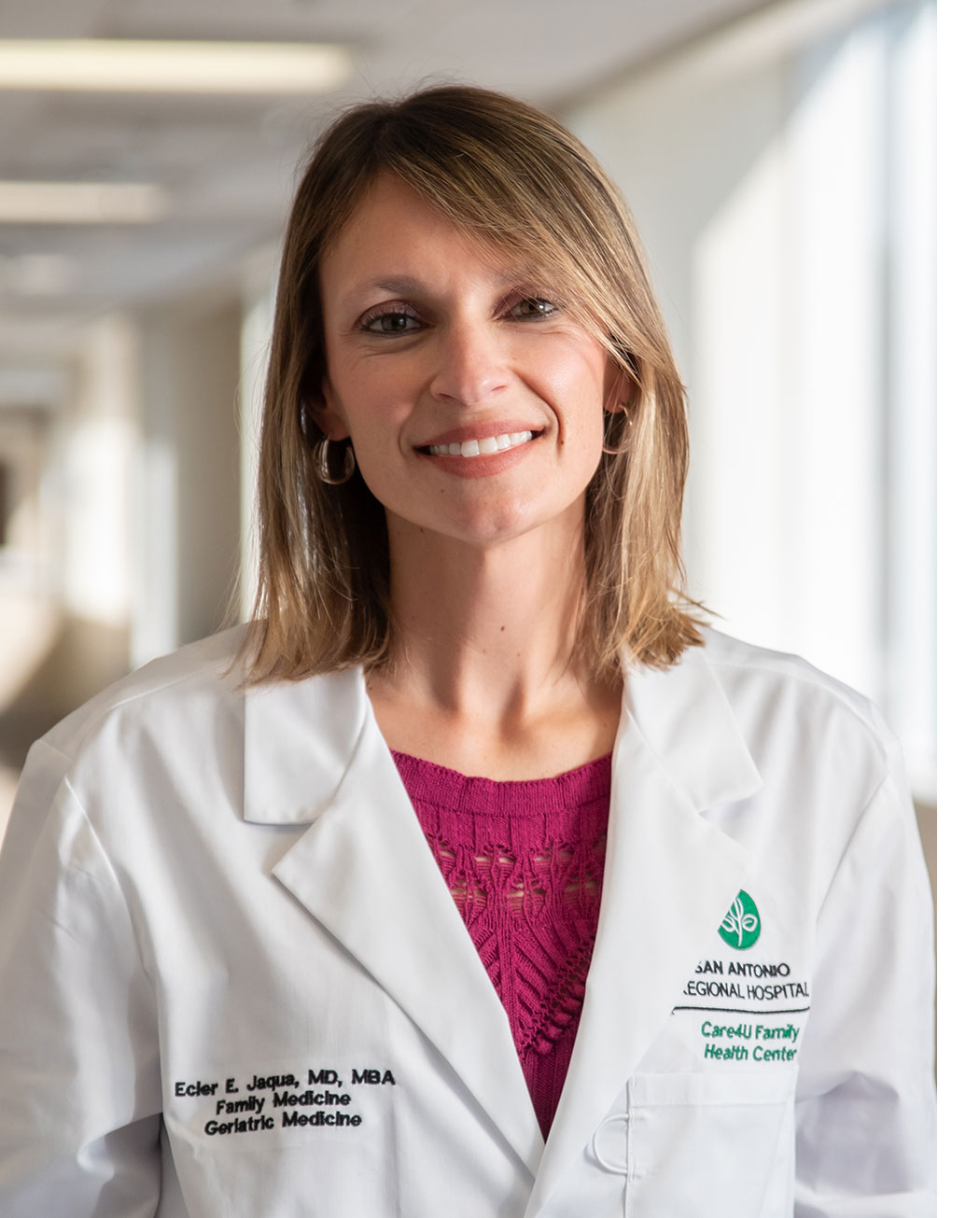 Ecler E. Jaqua, MD, MBA, FAAFP, AGSF, FACLM, DABOM, AAHIVS, serves as Medical Director of the SARH Center of Aging. 